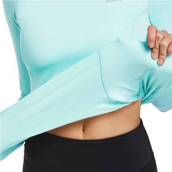 Thermal Shirts for Women Long Sleeve Fleece Tops Running Workout Cold - Picture 3 of 7
